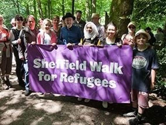 Professor Sir Keith Burnett on the Sheffield Walk for Refugees