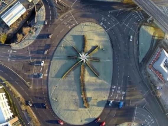Horns Bridge roundabout. Picture: Steve Fairburn, rise-above-it.co.uk