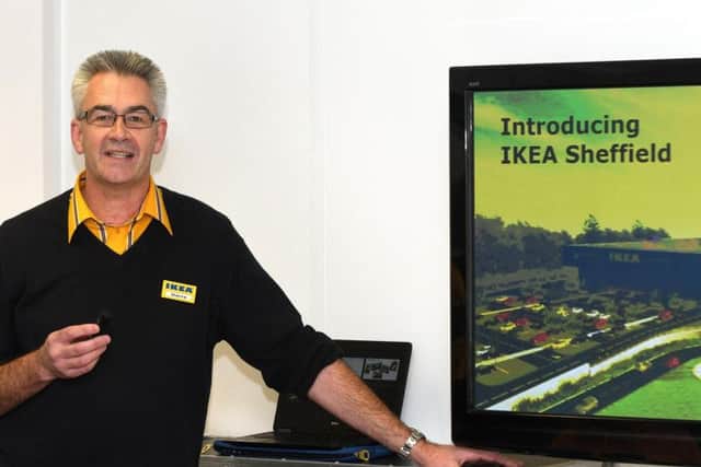 Ikea Sheffield manager Garry Deakin.