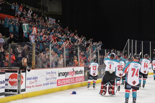 Belfast Giants fans rejoice at Sheffield Arena