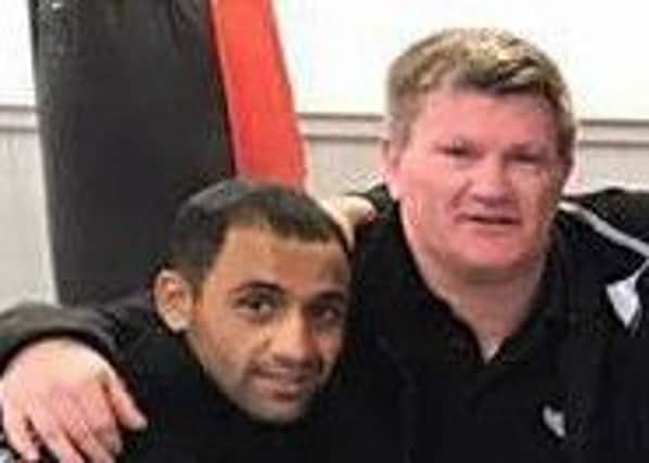 Barry Awad and  Ricky Hatton
