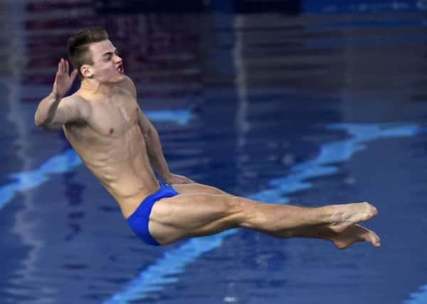 City of Sheffield Diving's Jack Haslam on his way to winning the Men's 1m Final during day one of the British Gas Diving Championships at The Plymouth Life Centre, Plymouth.  Andrew Matthews/PA Wire