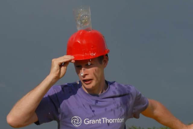 An It's a Knockout-style contest organised by Grant Thornton was among the fundraising activities during last year's Master Cutler's Challenge (photo by Paul Houghton)