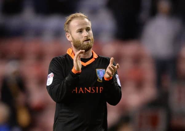Barry Bannan.
Wigan Athletic v Sheffield Wednesday.  DW Stadium. SkyBet Championship.
3 February 2017.  Picture Bruce Rollinson