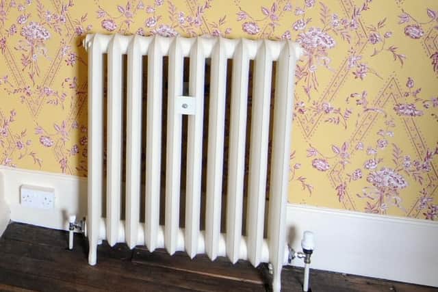 Radiators fitted at Norton Conyers Hall, Wath, near Ripon.23rd March 2016 ..Picture by Simon Hulme