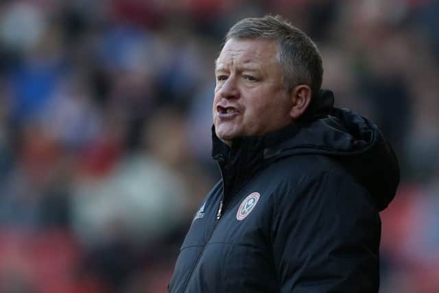 Chris Wilder is thankful for the backing he receives at Bramall Lane. Pic credit should read: Simon Bellis/Sportimage