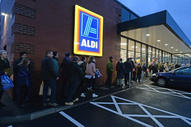 The new Aldi store in Guiseley .  2 February 2017.  Picture Bruce Rollinson