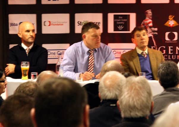 Gavin Baldwin (centre), pictured at Meet The Owners.