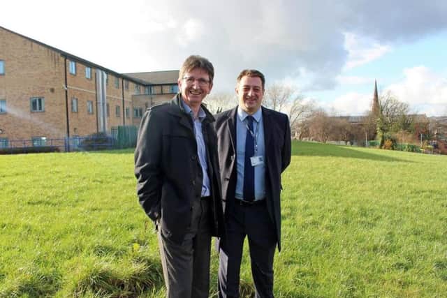 John Connolly, chief executive of the RNN Group and Philip Sayles, deputy principal of the RNN Group, at the Doncaster Gate site