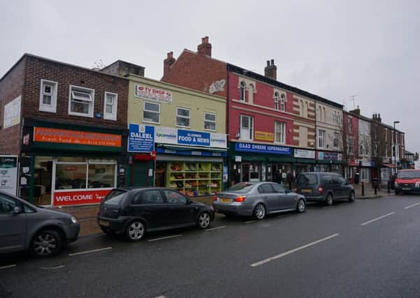 Shops in Ellesmere Road, Burngreave, Sheffield
