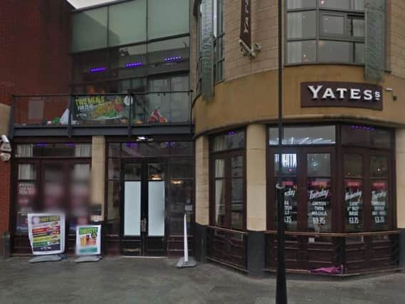 Yates in Sheffield city centre. Picture: Google