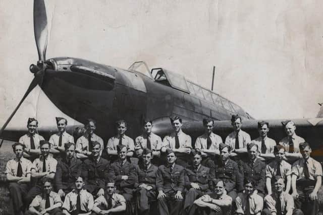 76 Squadron with Stanley middle row, second from right.