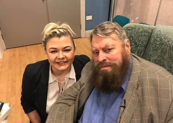Amy Parker and Brian Blessed