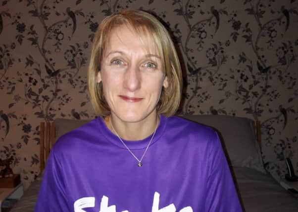 Stroke survivor Ruth Oxley, aged 45, from Crosspool, Sheffield, is marking a year since her stroke by taking on the Stroke Associations Resolution Run.