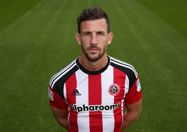 Jake Wright of Sheffield Utd during the 2016/17 Photo call at Bramall Lane Stadium, Sheffield. Picture date: September 8th, 2016. Pic Simon Bellis/Sportimage