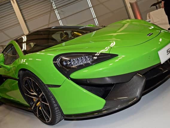 The new plant will produce the chassis for McLaren supercars like this one