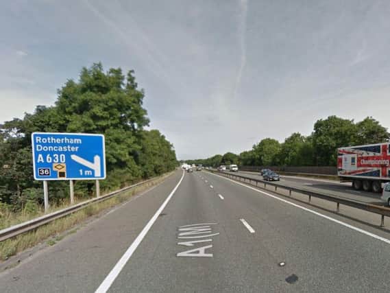 The A1 (M) near Doncaster (Google)