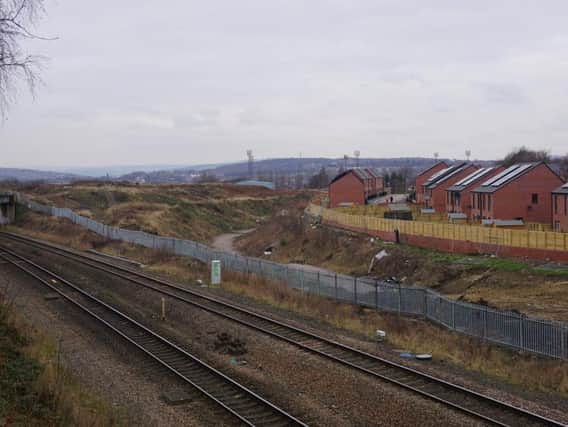 Land in Darnall where 104 homes could be built.