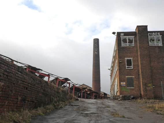 The abandoned Griff Works.