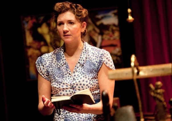 Summer Strallen as Jessica in the play, Hysteria