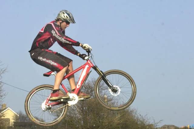 Pictured at his home off Woodhead Road, Wortley, Sheffield is mountain bike racer Steve Peat who has launched his own team, Team Orange Eingland.