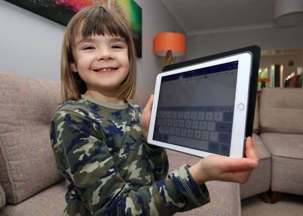 Seven year old Ivy Jerrery wants to be a journalist and has big plans for her future. She writes newsletters and films her own videos and loves the idea of making wildlife documentaries. Picture: Chris Etchells