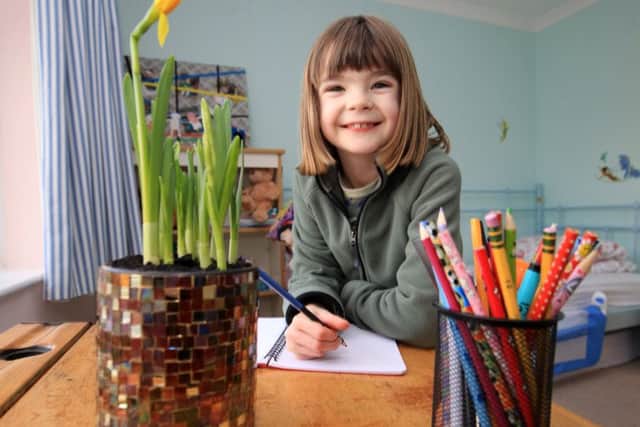 Seven year old Ivy Jerrery wants to be a journalist and has big plans for her future. She writes newsletters and films her own videos and loves the idea of making wildlife documentaries. Picture: Chris Etchells