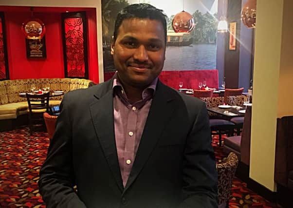 Managing director of Indian restaurant Neelagiree, Rex Oustine Jose
