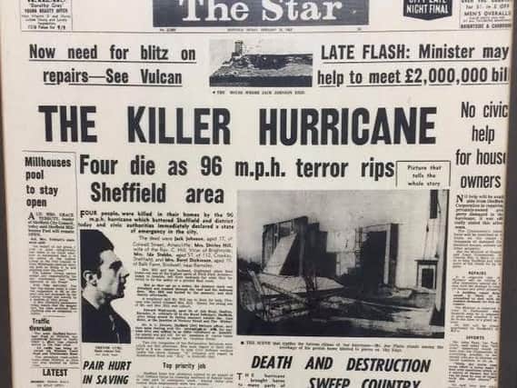 The Star's front page of February 16 1962