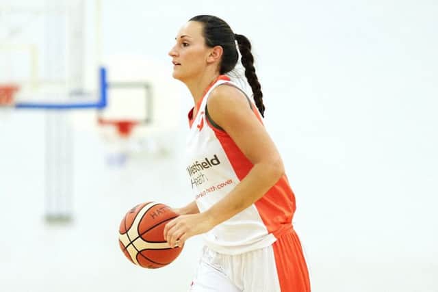 Hatters' GB wing star Helen Naylor is back to her top form after injury. Photo: Ian Anderson