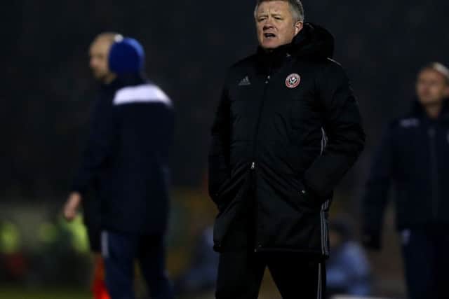 Sheffield United manager Chris Wilder. Pic credit should read: Simon Bellis/Sportimage