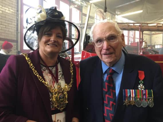 The Lord Mayor of Sheffield and Frank Yates
