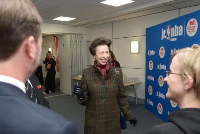 Princess Anne meets some of the officials involved in the BUCS Nationals (Capture the Event)
