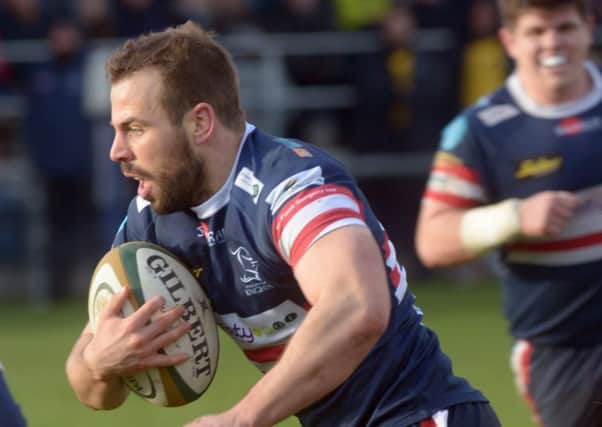 Simon Humberstone was among the try scorers for the Knights at Nottingham