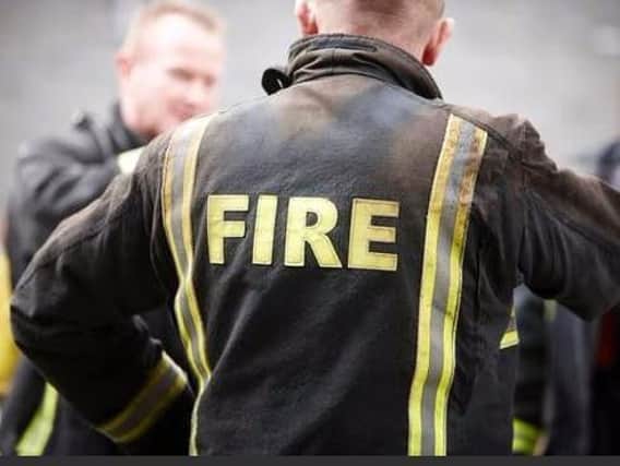A fire service investigation has been launched