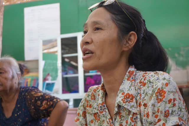 Burmese refugee camps in Thailand. Koh Lohwah, 49, chairman of the Karen Women's Organisation, or KWO, based at Mae La