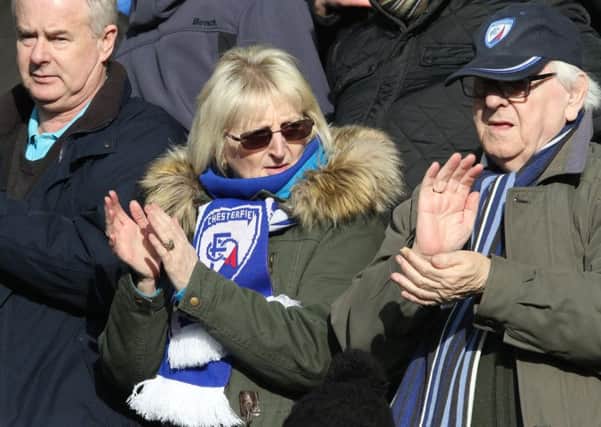 Chesterfield v Bury, fans gallery