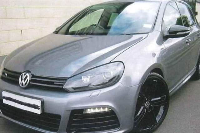 A VW Golf like this one is believed to have been used in the shooting