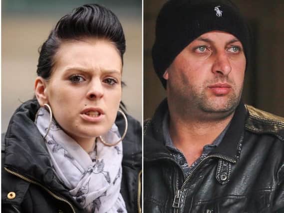 Amanda Spencer (left), 25, allegedly pimped out Girl A to Taleb Bapir, 38, who is accused of raping her at his property in Vernon Street, Neepsend when she refused to have sex with him