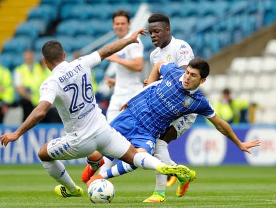 Fernando Forestieri in action for Sheffield Wednesday against Leeds United earlier this season at Hillsborough