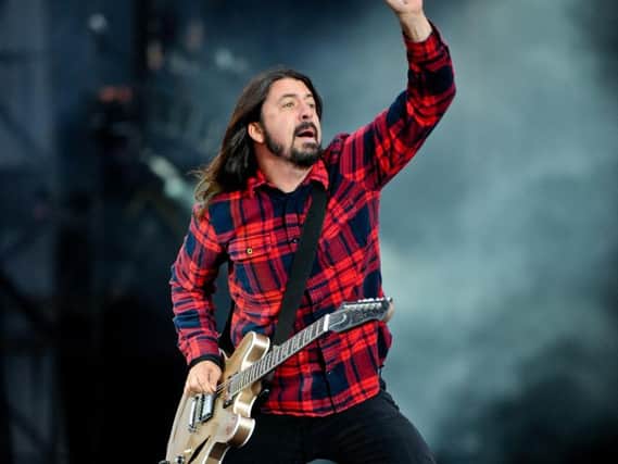 Dave Grohl and the Foo Fighters played in Sheffield in 2007