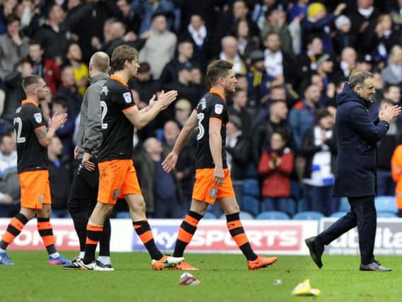 Sheffield Wednesday players troop off after defeat to Leeds United