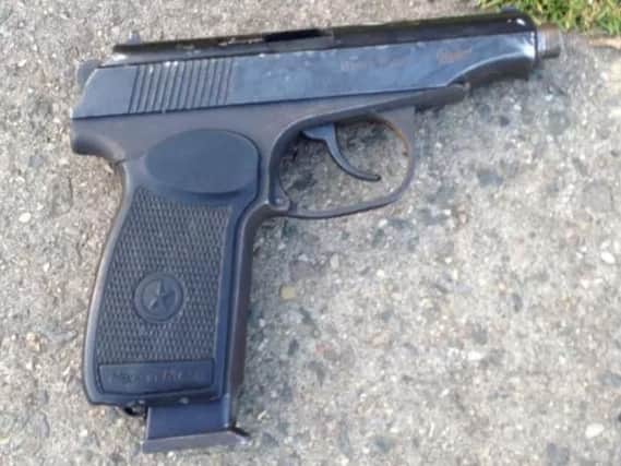 Gun dumped on a street in Arbourthorne during a police chase in 2013