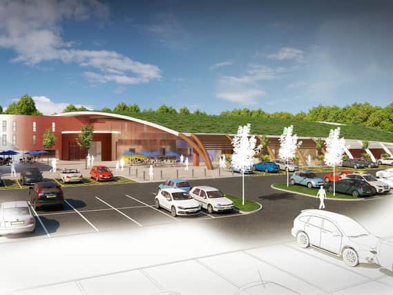 How the service station at Smithy Wood could look.