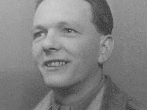 Lance Corporal Fred Adamson in his uniform in the 1940s