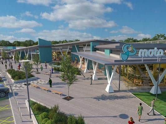 How the Moto station off the A1(M) could look.