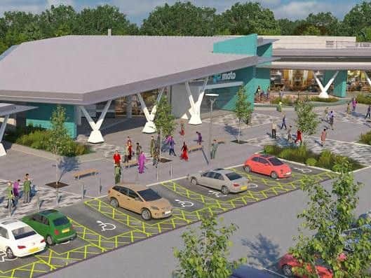 How the Moto station off the A1(M) could look.