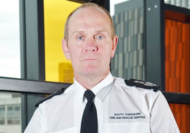 South Yorkshires Chief Fire Officer James Courtney.