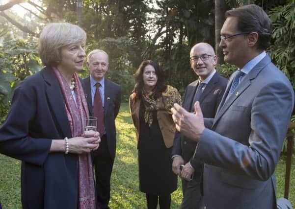The Prime Minister Theresa May meets Aldo Monteforte of The Floow.