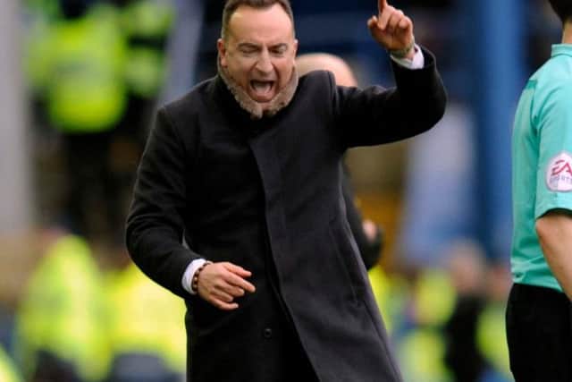 A cheer from Carlos Carvalhal at the final whistle after Sheffield Wednesday's 5-1 win over Norwich City